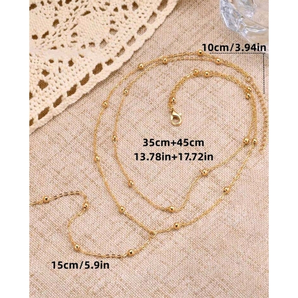 Anthropologie Ivy Layered Pendant Necklace - Picture 3 of 3